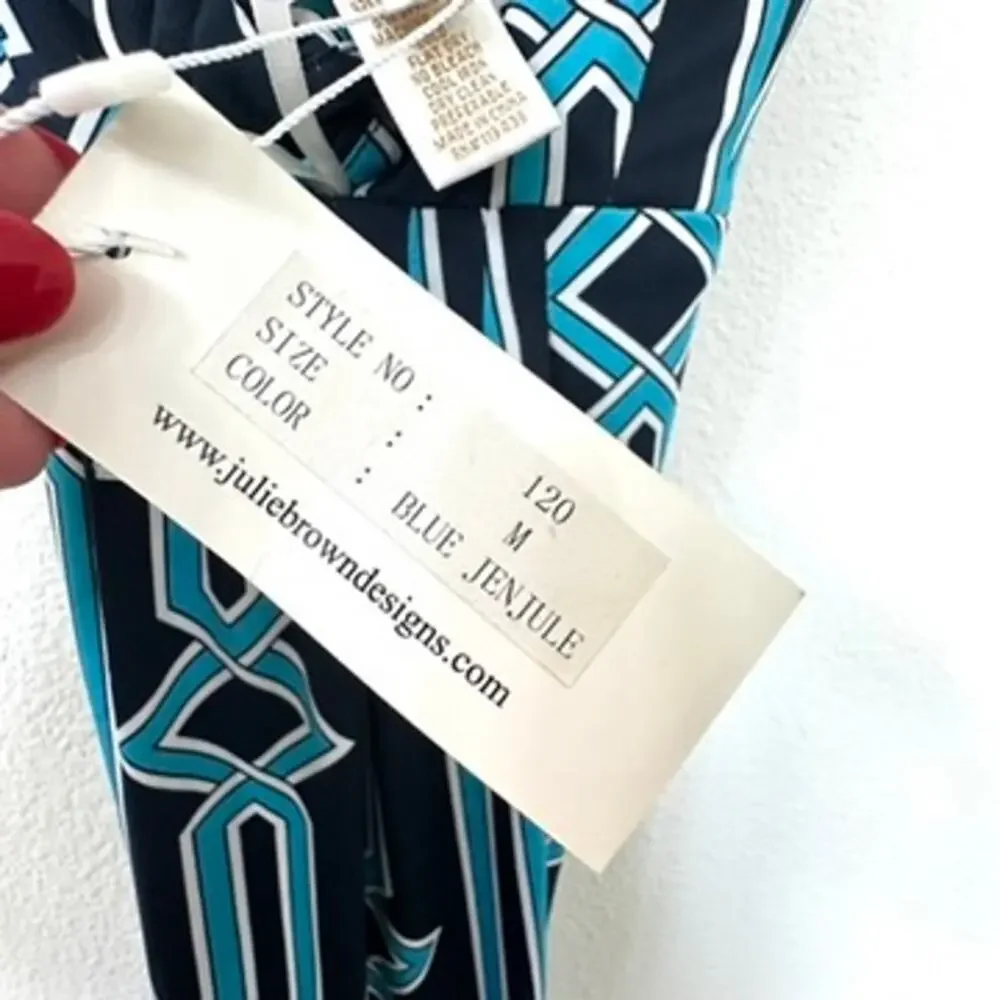 Julie Brown Olivia Maxi Multi Color Geometric New With Tags Size Medium NWT - Picture 10 of 10